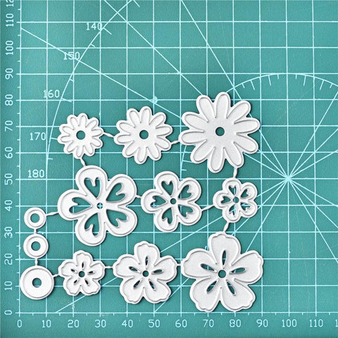 Mini Flower Blossoms Dies - Inlovearts