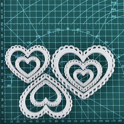 Heart Shape Frame Dies - Inlovearts