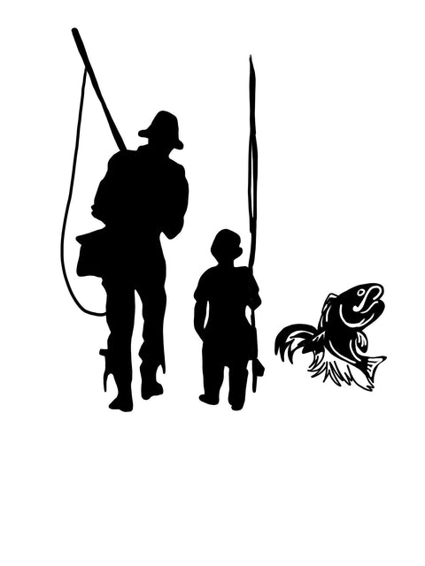 Family Go Fishing Dies - Inlovearts
