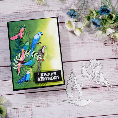 Inlovearts The Parrots Metal Cutting Dies