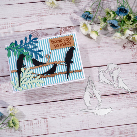 Inlovearts The Parrots Metal Cutting Dies
