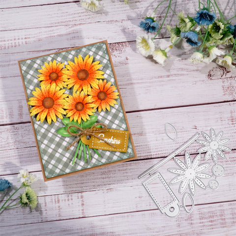 Inlovearts Sunflower Cutting Dies