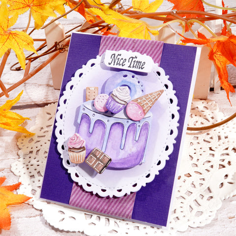 Inlovearts Little Desserts Metal Cutting Dies