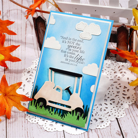 Inlovearts Golf Theme Metal Cutting Dies