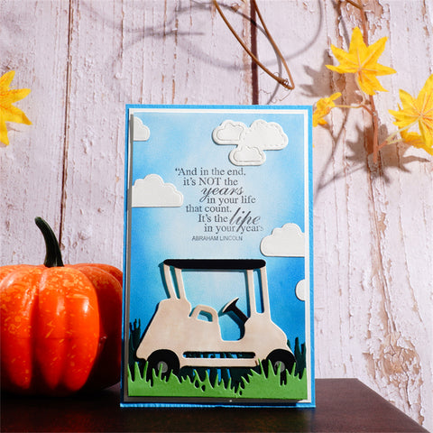 Inlovearts Golf Theme Metal Cutting Dies