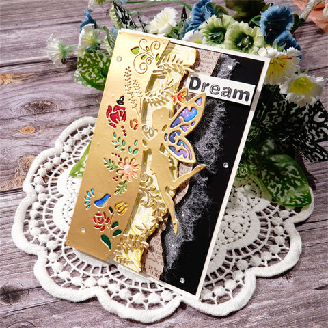 Inlovearts Dancing Elf Border Metal Cutting Dies