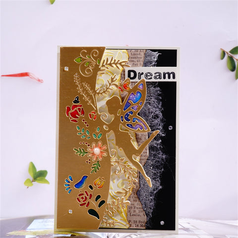 Inlovearts Dancing Elf Border Metal Cutting Dies