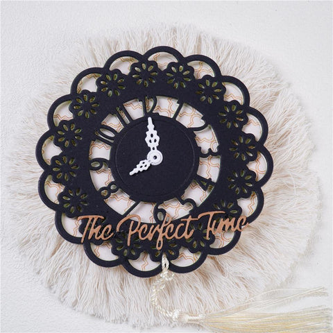 Lace Cluster Clock Dies