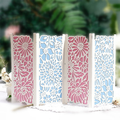 Inlovearts Chrysanthemum Border Metal Cutting Dies