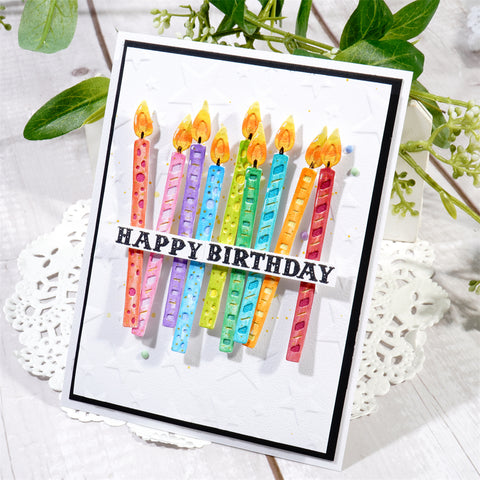 Inlovearts Lovely Candles Cutting Dies
