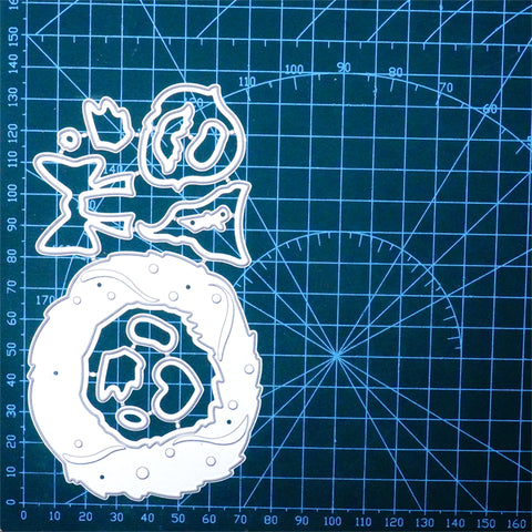 Inlovearts Gnome and Christmas Garland Cutting Dies