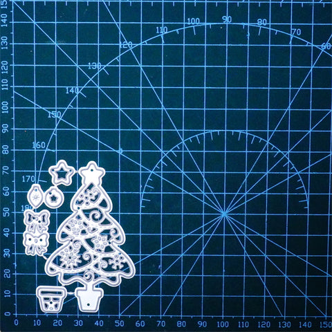 Inloveartshop Little Christmas Tree Cutting Dies