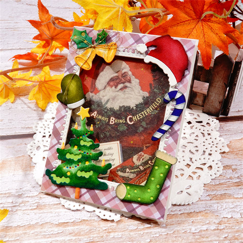 Inlovearts Christmas Theme Little Decor Metal Cutting Dies