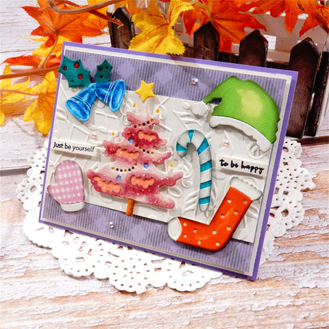 Inlovearts Christmas Theme Little Decor Metal Cutting Dies