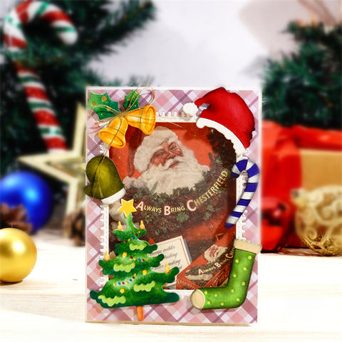 Inlovearts Christmas Theme Little Decor Metal Cutting Dies