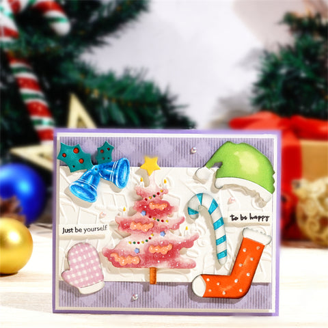 Inlovearts Christmas Theme Little Decor Metal Cutting Dies