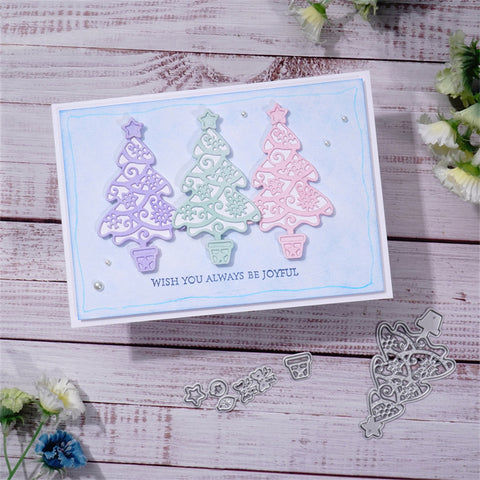 Inloveartshop Little Christmas Tree Cutting Dies