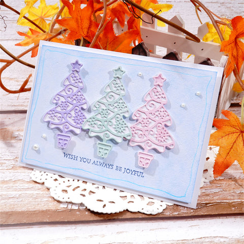 Inloveartshop Little Christmas Tree Cutting Dies