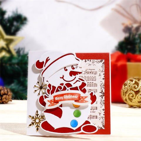 Inlovearts Snowman in New Clothes Cutting Dies