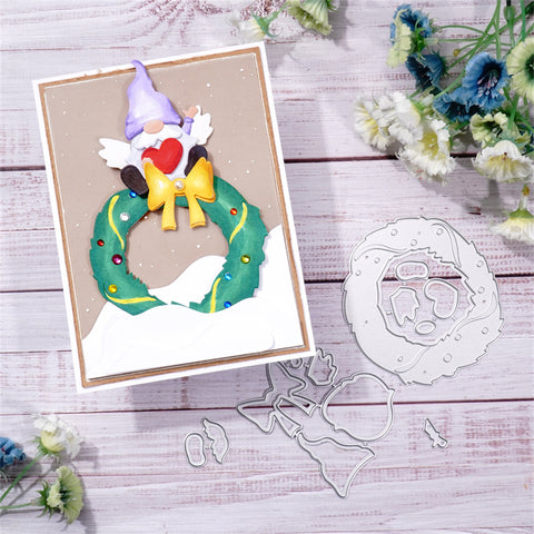 Inlovearts Gnome and Christmas Garland Cutting Dies