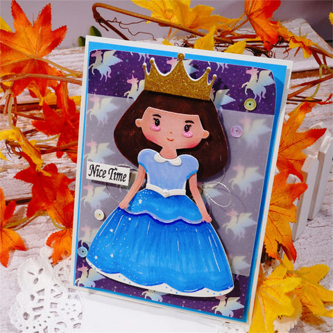 Inlovearts Princess and Dwarfs Metal Cutting Dies