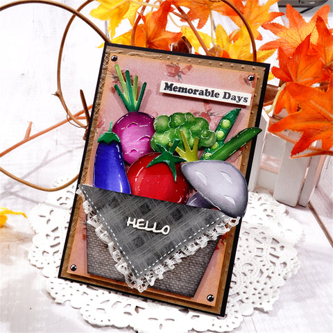 Inlovearts Vegetable Set Metal Cutting Dies