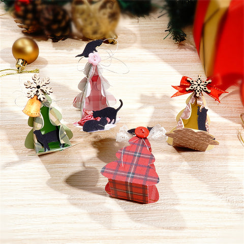 Inloveartshop Christmas Tree Box Cutting Dies