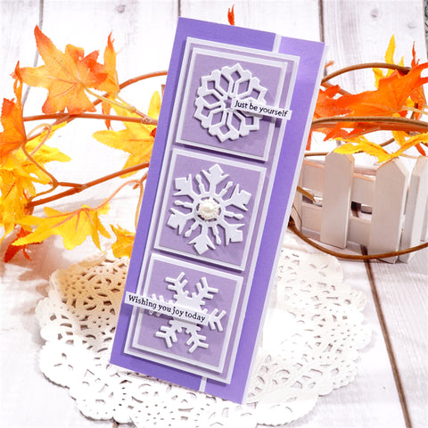 Inloveartshop 8Pcs Snowflake Set Cutting Dies