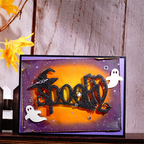 Inlovearts "Spooky" Word Metal Cutting Dies