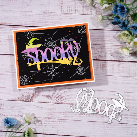 Inlovearts "Spooky" Word Metal Cutting Dies
