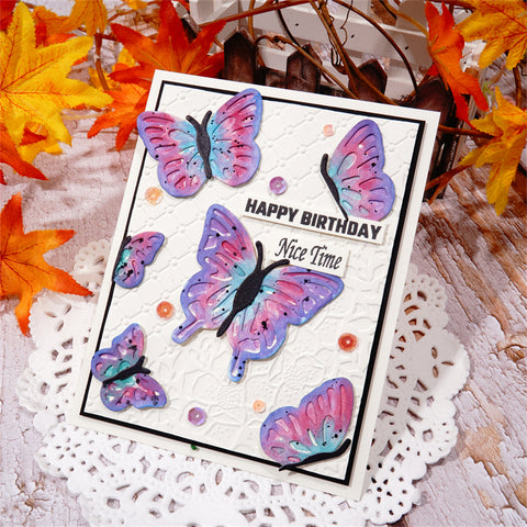 Inlovearts Creative Butterfly Combination Metal Cutting Dies