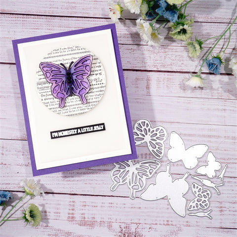 Inlovearts Creative Butterfly Combination Metal Cutting Dies