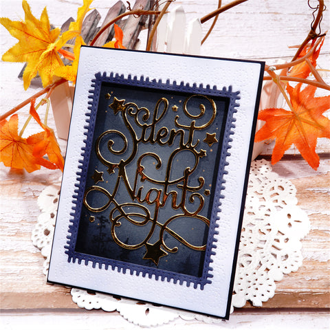 Inlovearts "Silent Night" Word Metal Cutting Dies