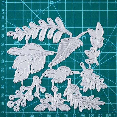Inloveartshop Multiple Leaves Branches Nature Decor Cutting Dies