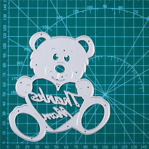Inloveartshop Lovely Bear Decor Cutting Dies