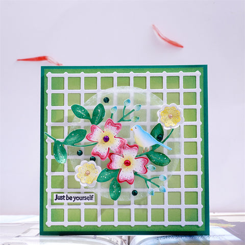 Inlovearts 7Pcs Small Pieces Flowers Cutting Dies