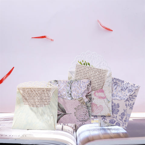 Inlovearts Floral Border Envelop Shape Cutting Dies