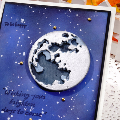 Inlovearts Cascading Moon Landscape Cutting Dies