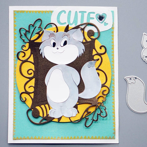 Inloveartshop Cute Cat Cutting Dies