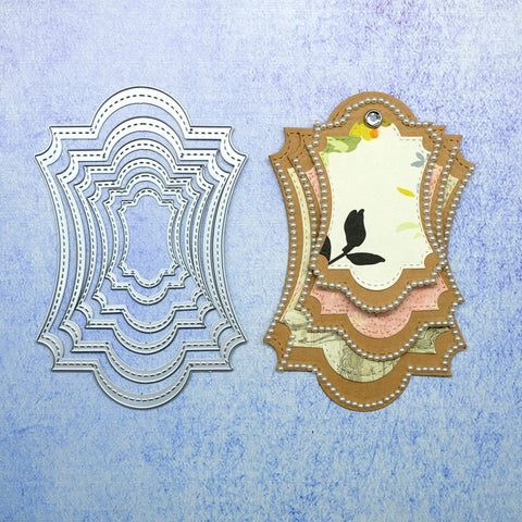 Stitched Ornament Nesting Dies - Inlovearts