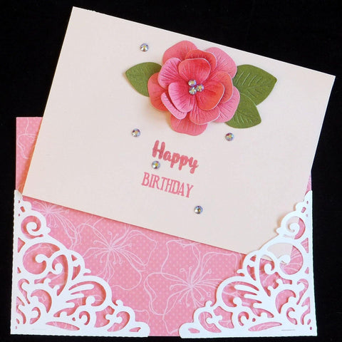 Inloveartshop Flower Frame Corner Decor Border and Frame Cutting Dies