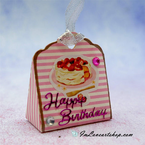 Taper Shaped Treat Box Dies - Inlovearts