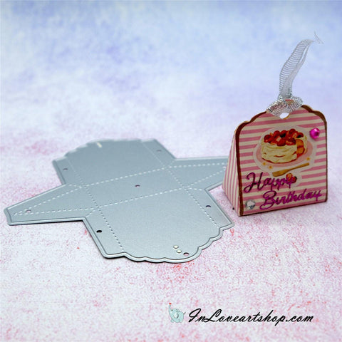 Taper Shaped Treat Box Dies - Inlovearts