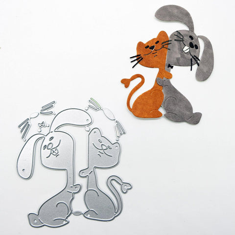 Hug Cat Cutting Dies - Inlovearts
