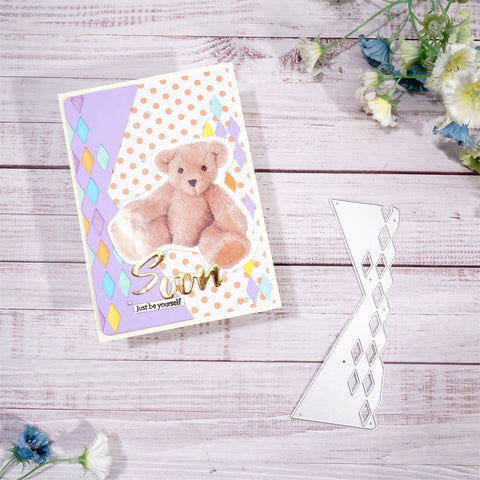 Inlovearts Diamond Border Cutting Dies