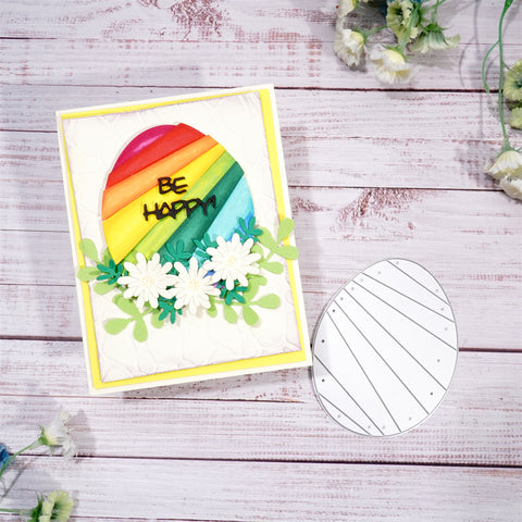 Inlovearts Easter Egg Metal Cutting Dies