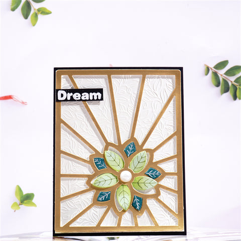 Inlovearts Flower Centered Background Board Cutting Dies