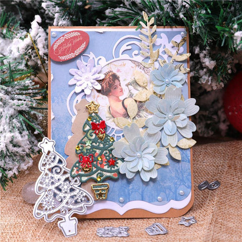 Little Christmas Tree Cutting Dies - Inlovearts
