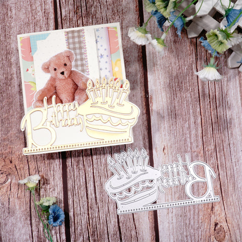 Inloveartshop "Happy Birthday" Cutting Dies