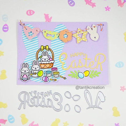 Inloveartshop "Happy Easter" Metal Cutting Dies